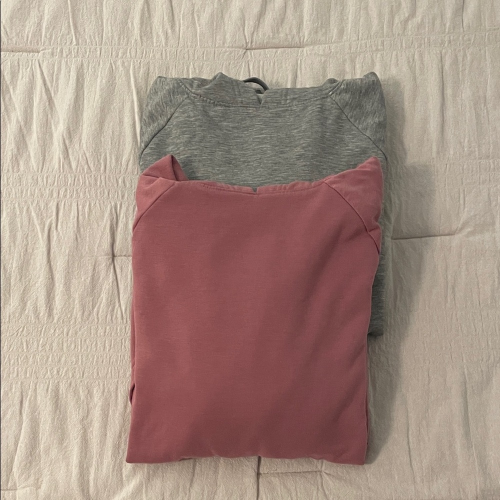 Athletic Works Women's Dusty Rose and Heathered Gray Hoodie Bundle - Picture 2 of 13